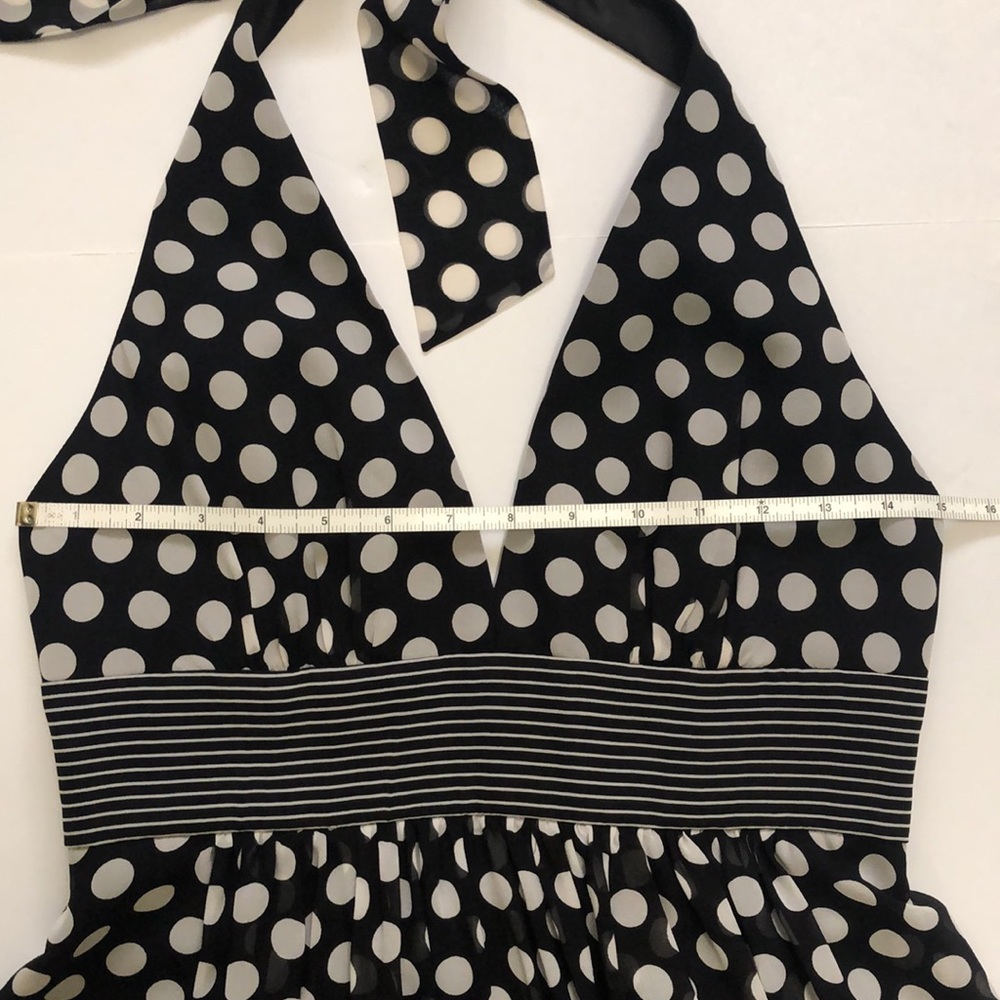 BCBG MAX AZRIA Polkadot Halter Dress - Picture 10 of 13